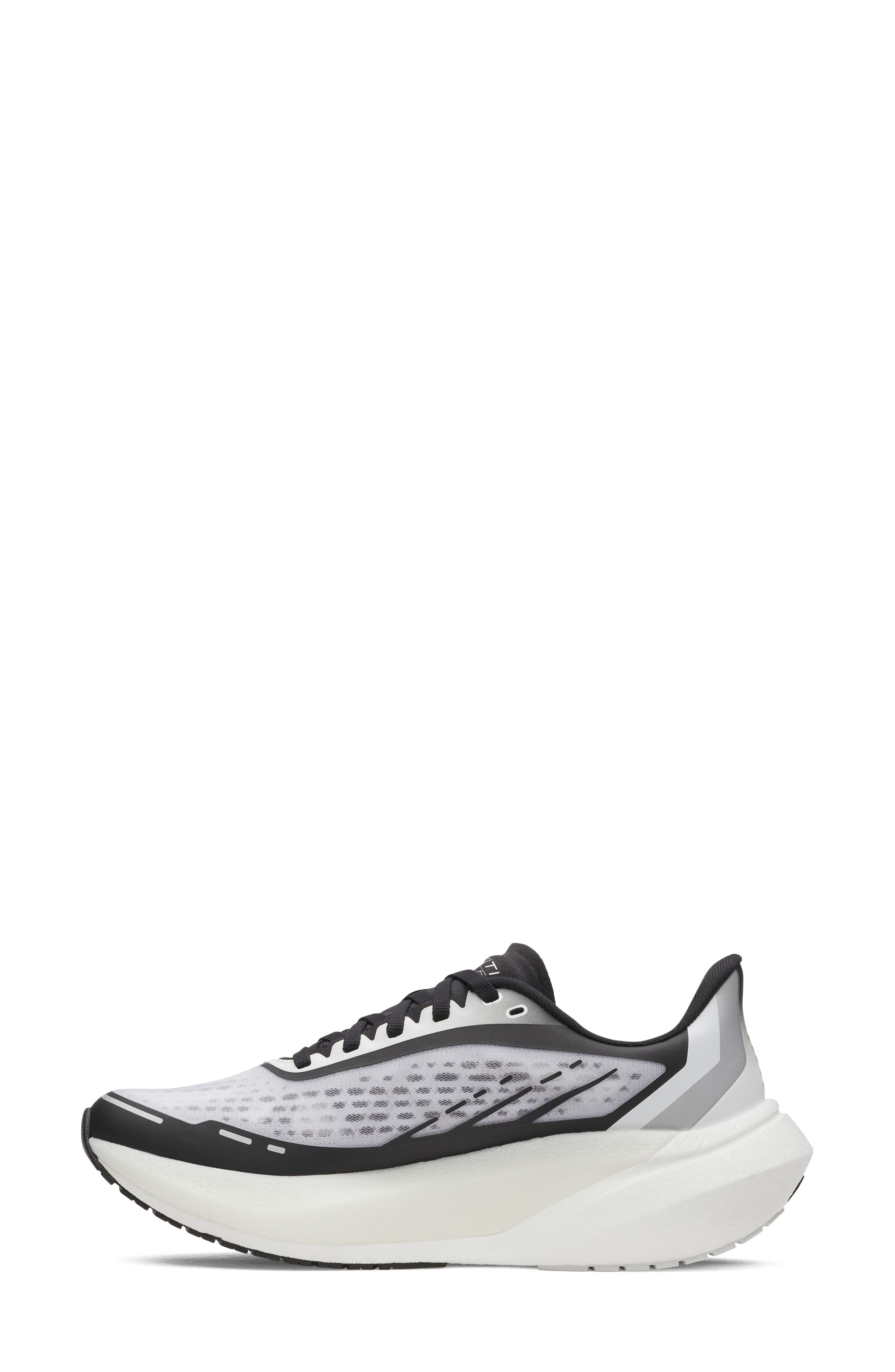 UA Velociti Distance Running Shoe, Alternate, color, WHITE / WHITE / BLACK