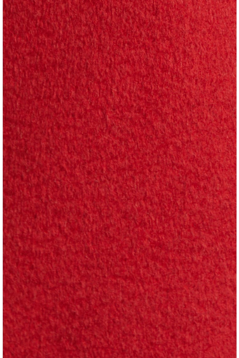 Rialto Hooded Camel Hair Coat, Alternate, color, RED