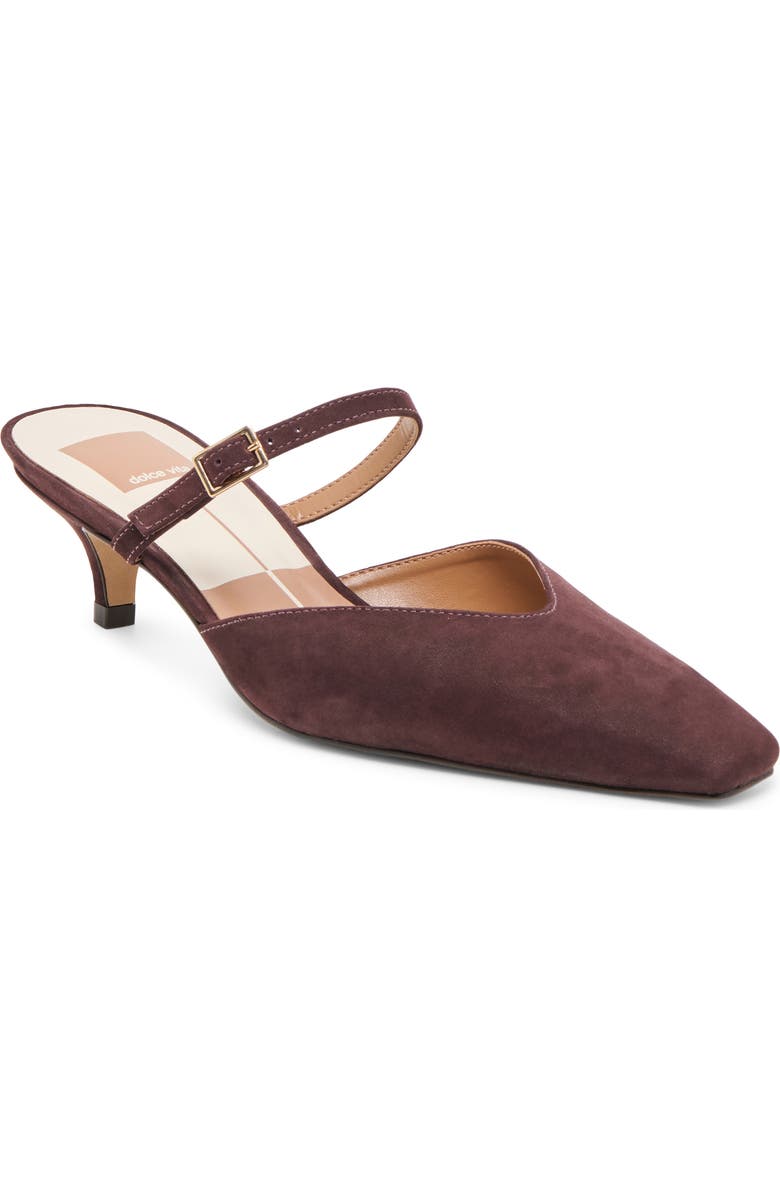 Dolce Vita Morgen Mary Jane Mule, Main, color, Sangria Suede