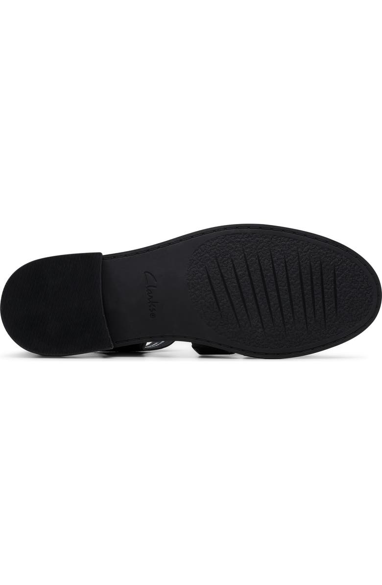 Clarks<sup>®</sup> Hana Sun Fisherman Sandal, Alternate, color, Black Leather