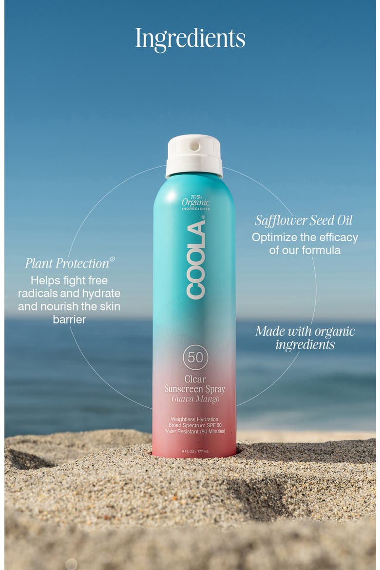 Suncare Guava Mango Eco-Lux Sport Sunscreen Spray SPF 50, Alternate, color, NO COLOR