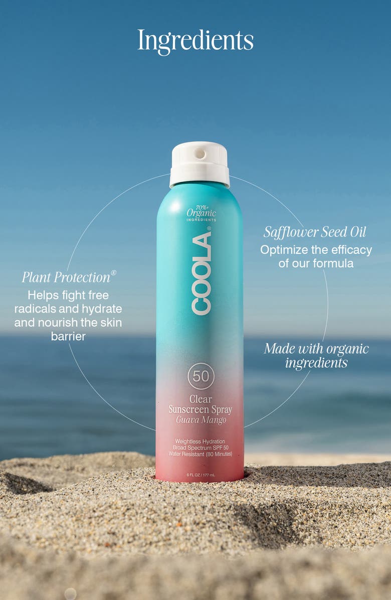 COOLA<sup>®</sup> Suncare Guava Mango Eco-Lux Sport Sunscreen Spray SPF 50, Alternate, color, 