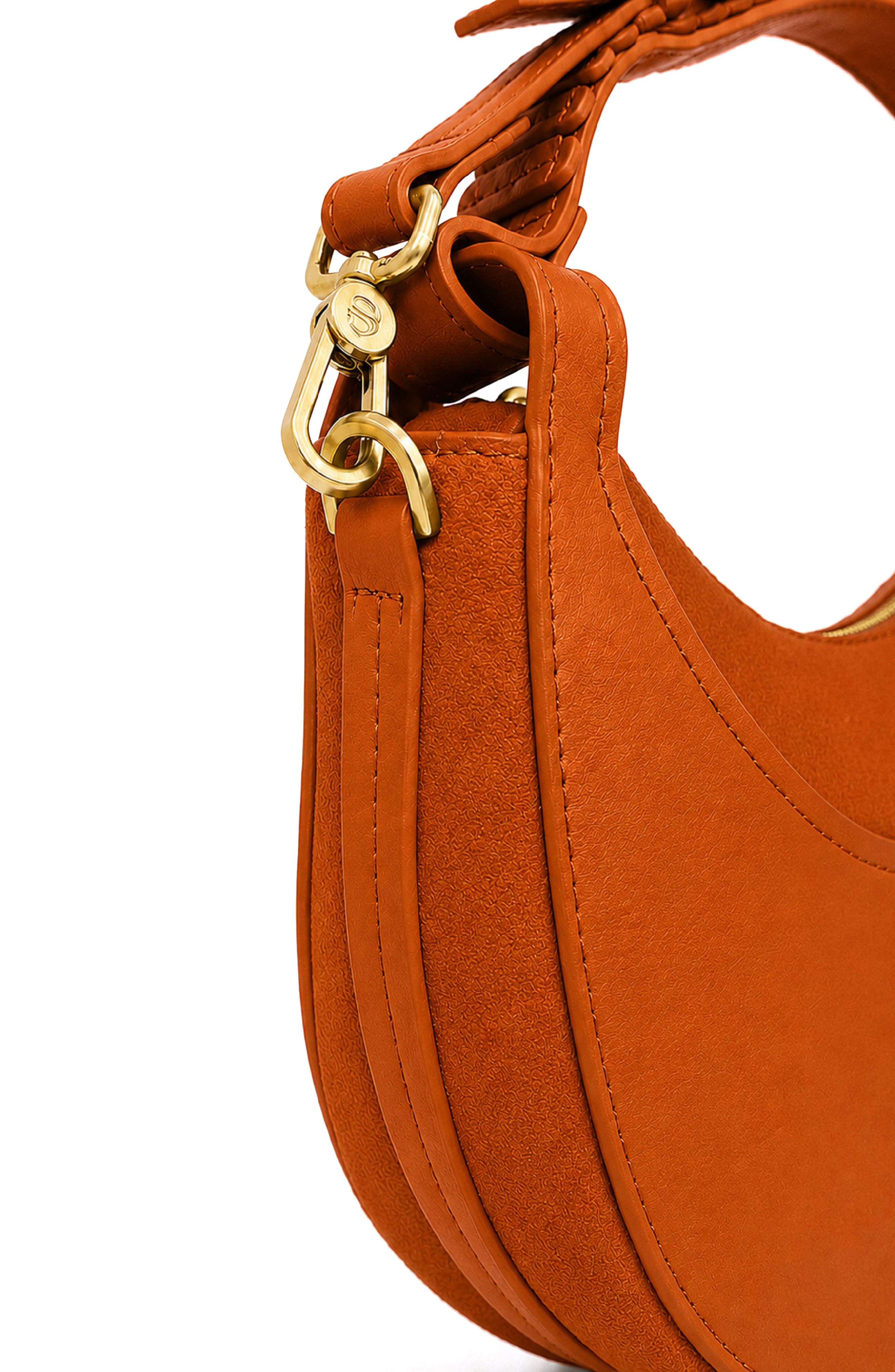 Leif Leather Crossbody Bag, Alternate, color, CARAMEL