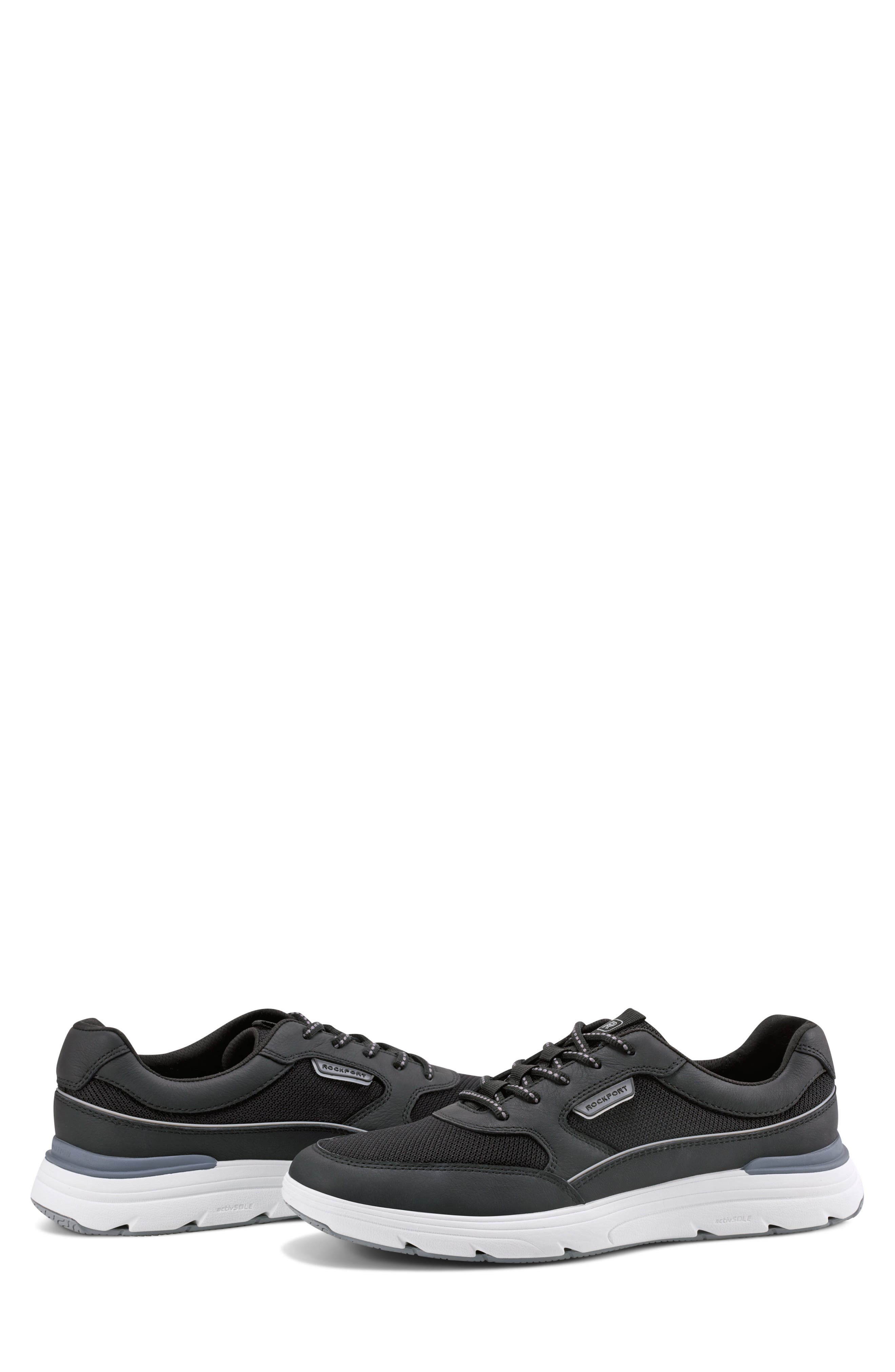 Rockport Seabrook Sneaker, Alternate, color, Black