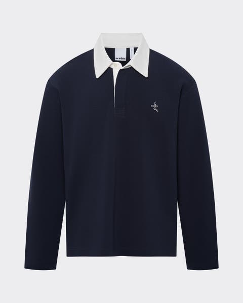 Long-Sleeve Rugby Polo