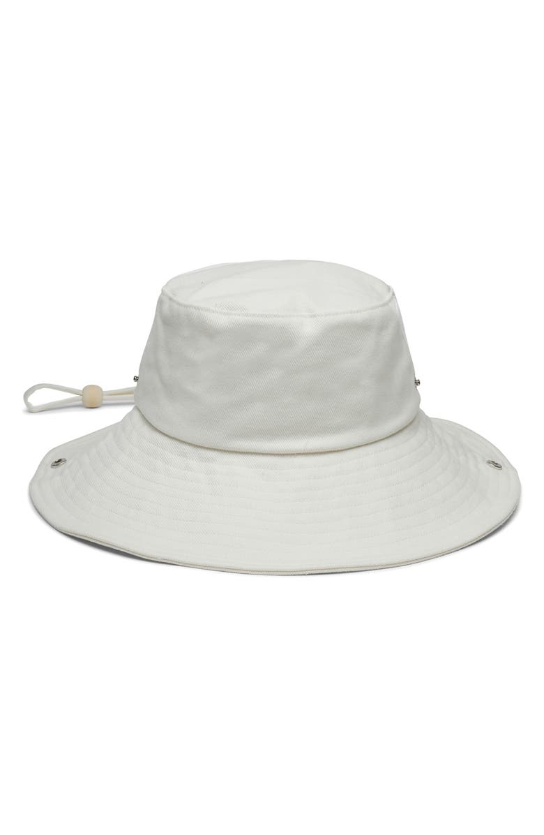 Wyeth Twill Bucket Hat, Main, color, White