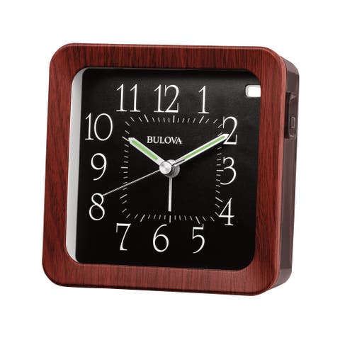 Manor Table Top Alarm, Woodgrain