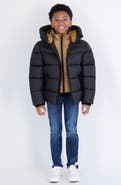Michael Kors Kids' Heavyweight Puffer Jacket with Inner Bib