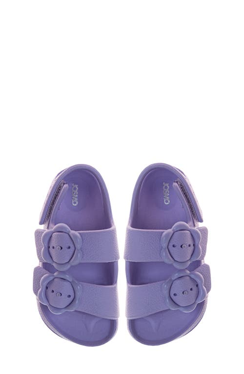 Josmo Kids' Floral Buckle Slingback Sandal