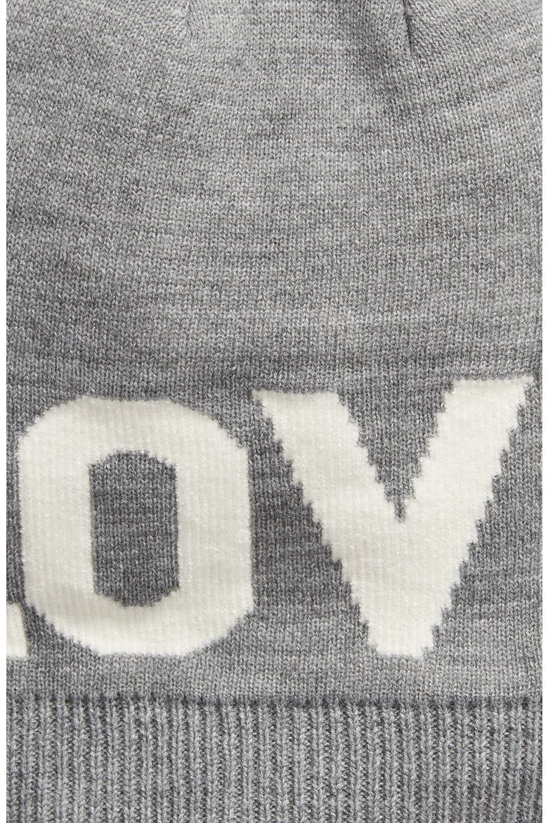 Stadium Beanie, Alternate, color, HEATHER GRAY/ ECRU