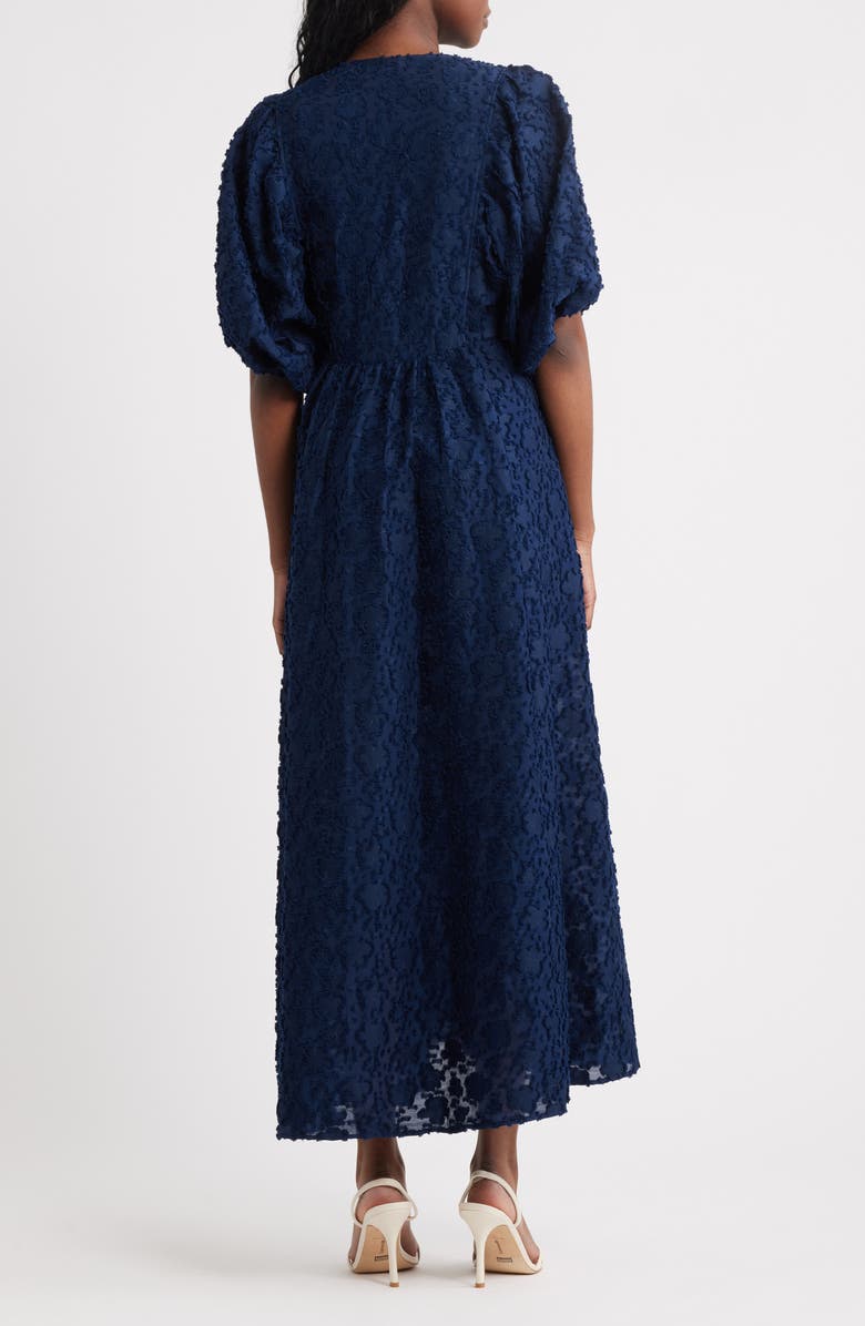 & Other Stories Jacquard Maxi Dress, Alternate, color, Blue Dark