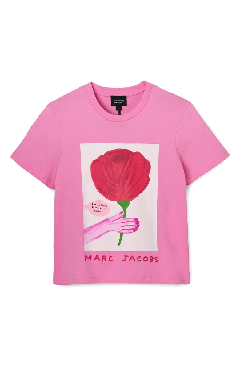 Marc Jacobs Oh Rose Graphic T-Shirt, Alternate, color, Pink Multi