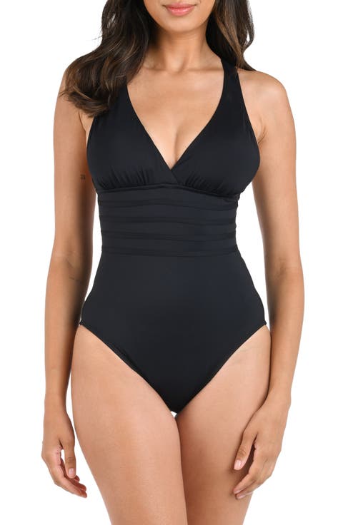 Cross Back One-Piece Swimsuit
