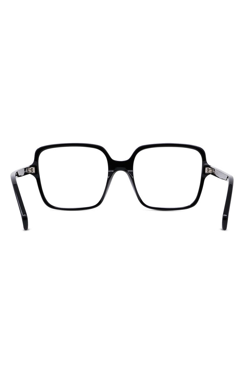 CELINE 57mm Square Reading Glasses, Alternate, color, 