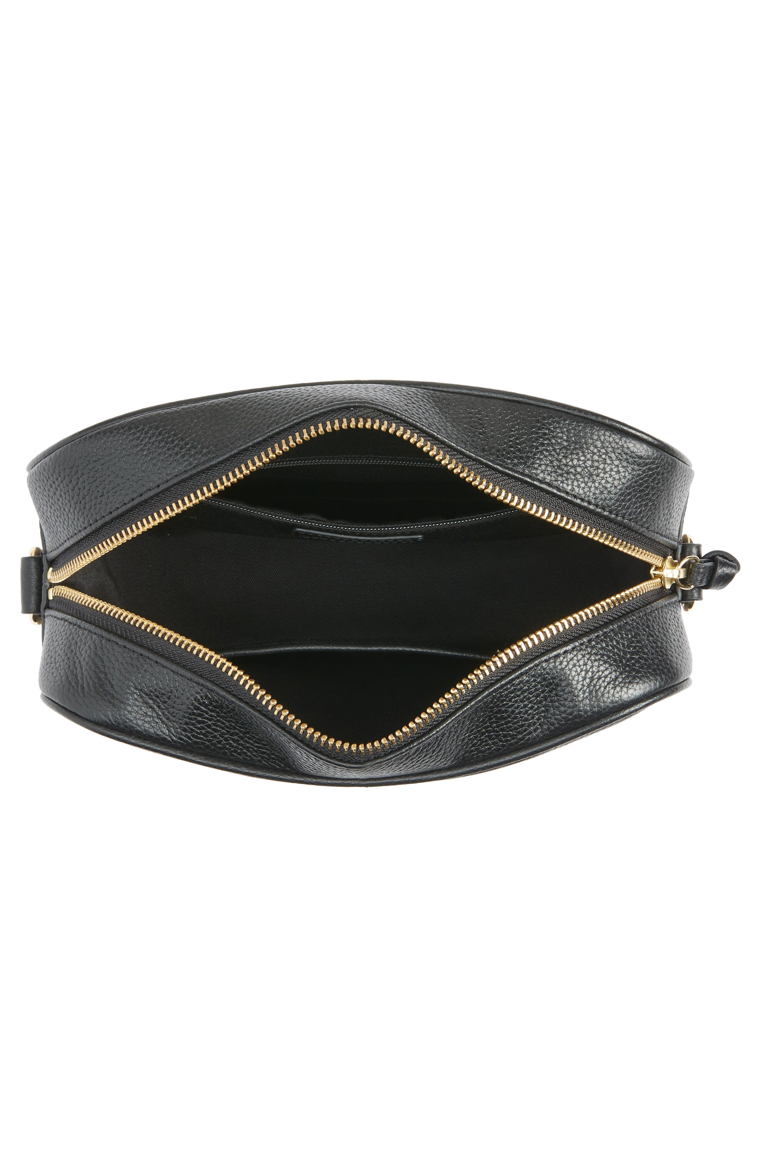 Margo Crossbody Bag with Accessory Pouch, Alternate, color, BLACK