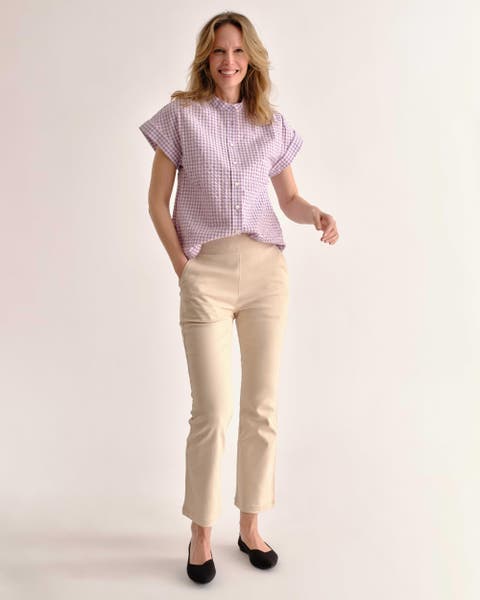 Margo Gingham Button-Down Shirt