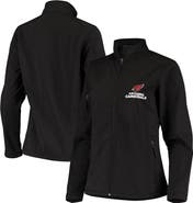DUNBROOKE Women's Black Arizona Cardinals Full-Zip Sonoma Softshell Jacket