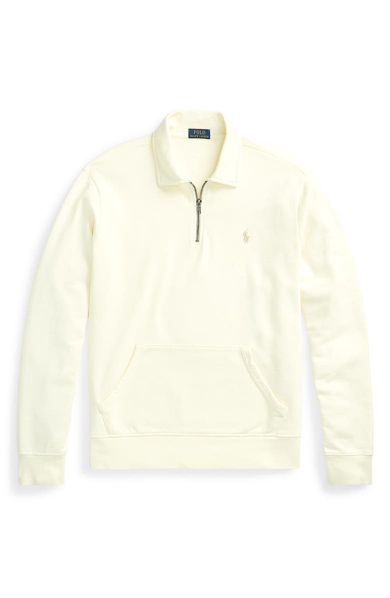 Polo Ralph Lauren French Terry Quarter Zip Sweatshirt, Alternate, color, 