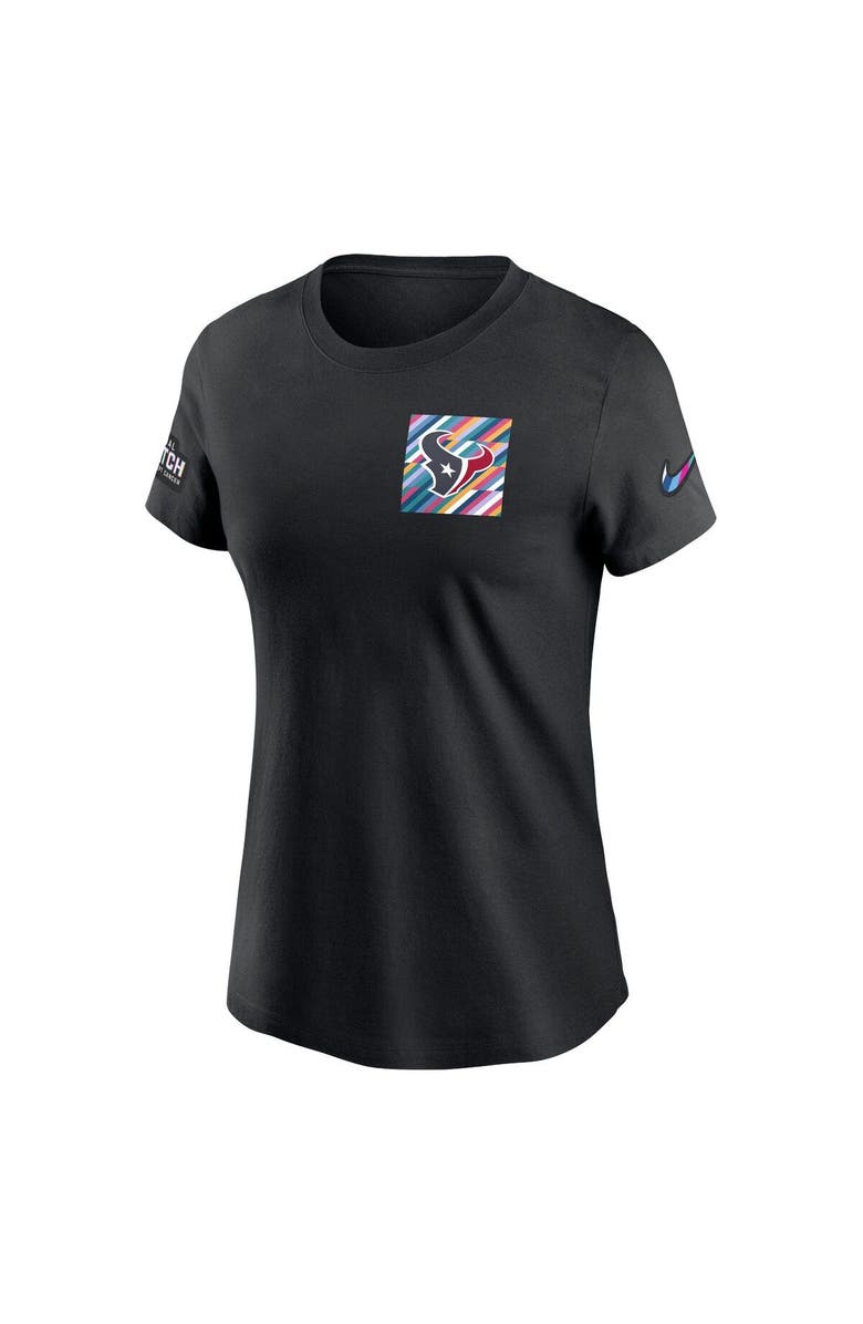 Nike Women's Nike  Black Houston Texans 2023 NFL Crucial Catch Sideline Tri-Blend T-Shirt, Alternate, color, Black