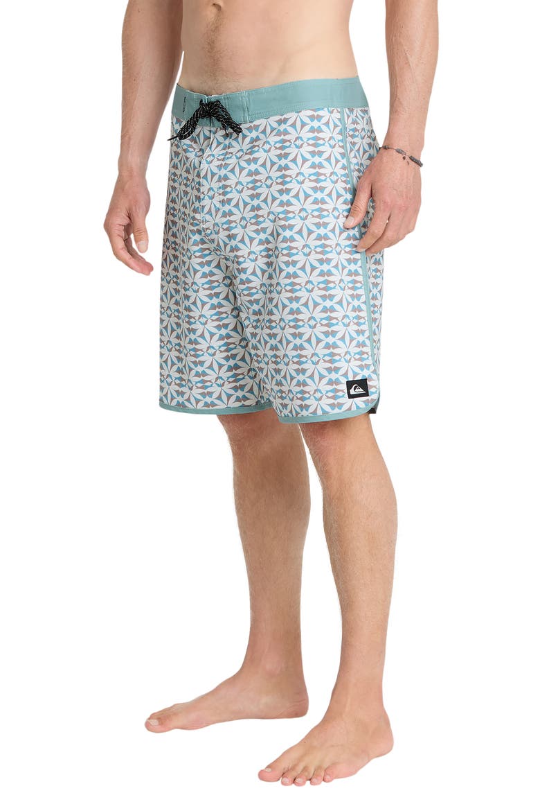 Nature Tile 19 Board Shorts, Alternate, color, PEYOTE