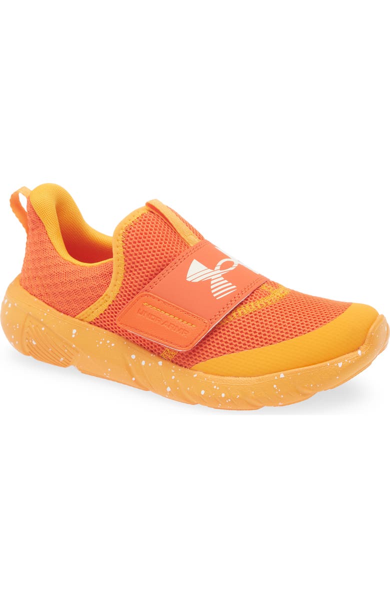 Under Armour Kids' Flash Grade School Running Sneaker, Main, color, Orange Base
