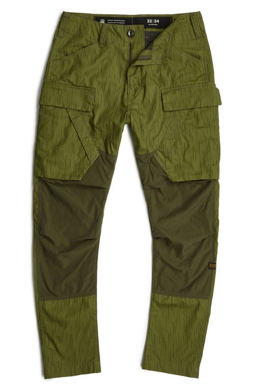 G-star 3d Regular Tapered Cargo 3.0 Pants In Mayfly Rain Camo