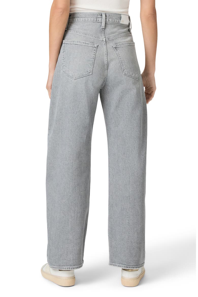 Arellia High Waist Barrel Jeans, Alternate, color, SMOKESCREEN GREY