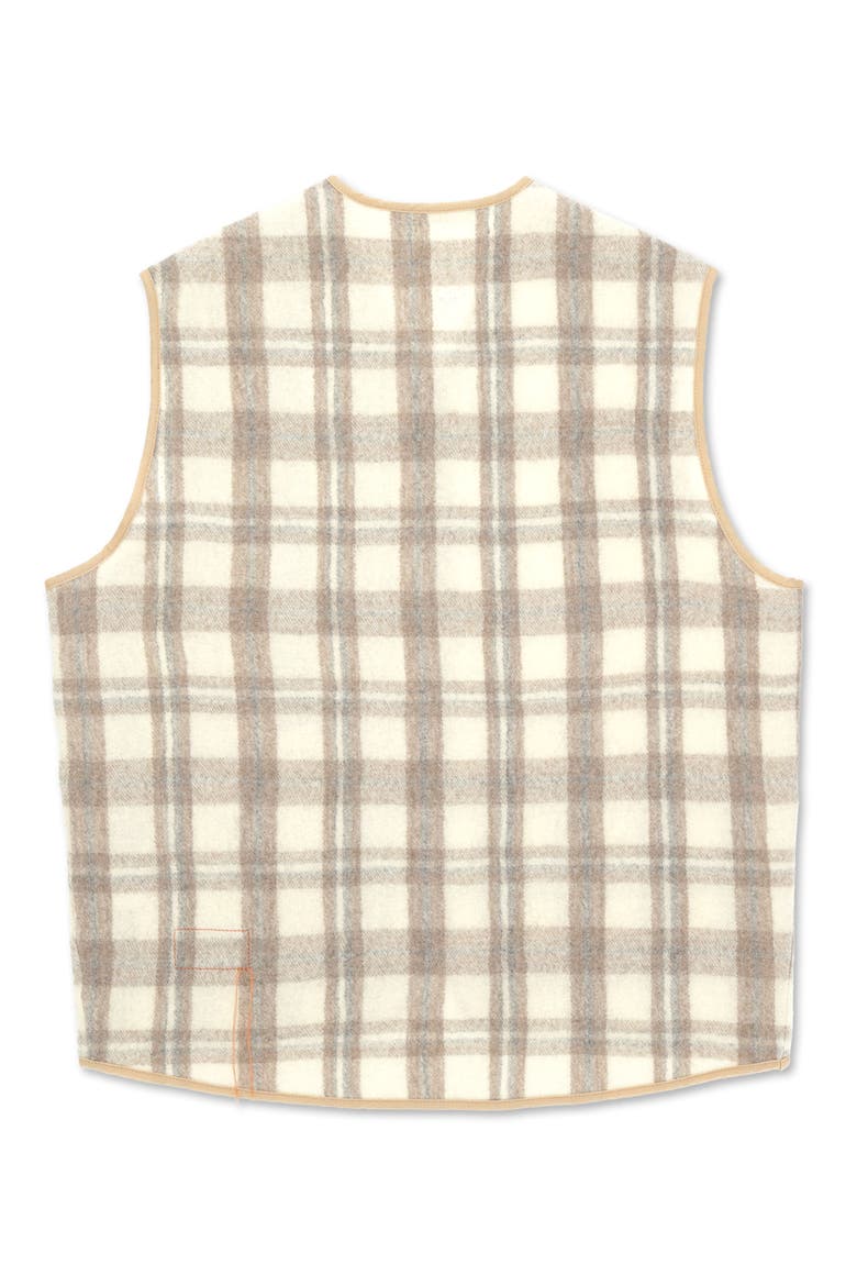 Wool Check Gilet, Alternate, color, Multicolor