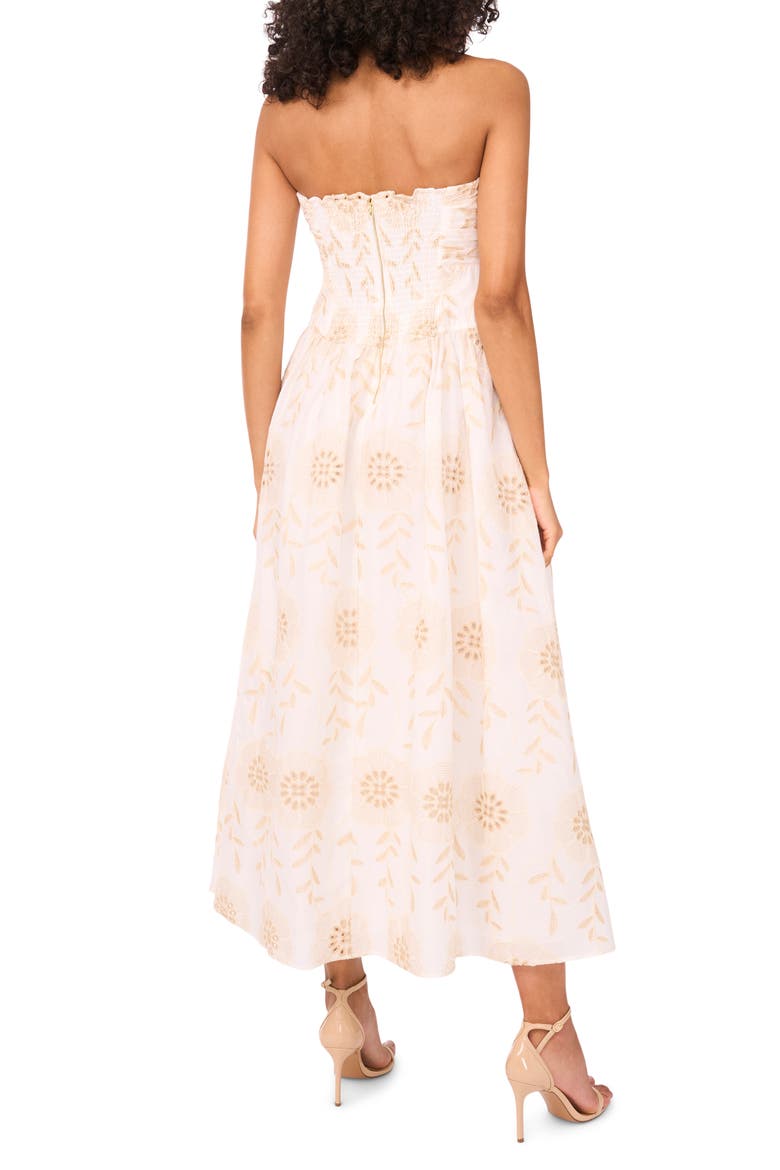 The Mercy Strapless Dress, Alternate, color, LUCENT WHITE