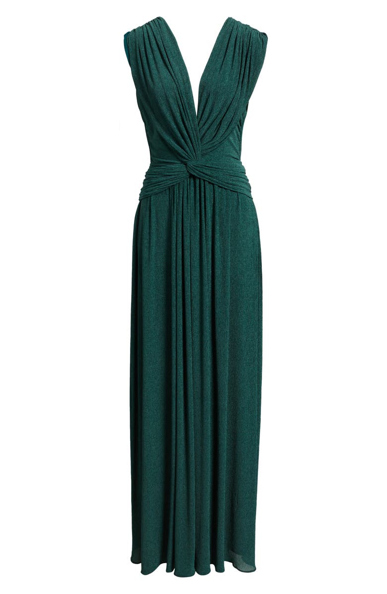 Black Halo Eliora Sleeveless Gown, Alternate, color, Fern
