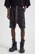 Rick Owens Bauhaus Bela Drawstring Cargo Shorts