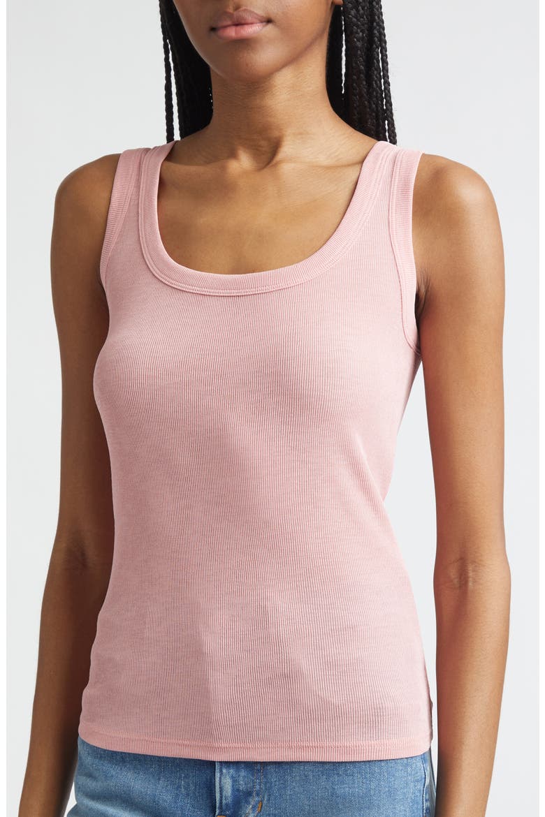 Belvedere Scoop Neck Tank, Alternate, color, PETAL