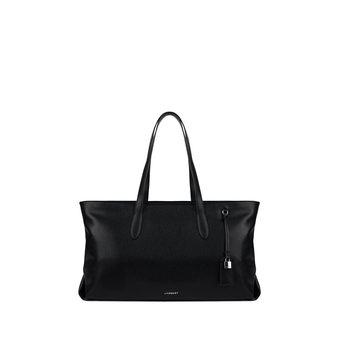 Lambert Britney - Vegan Suede Tote Bag, Main, color, Black
