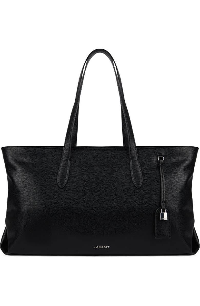 Lambert Britney - Vegan Suede Tote Bag, Main, color, Black