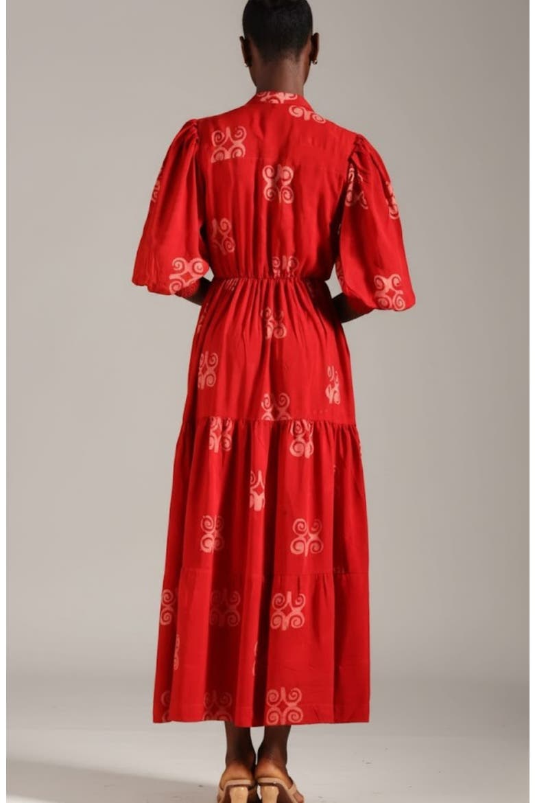 Yosola Dress, Alternate, color, Red