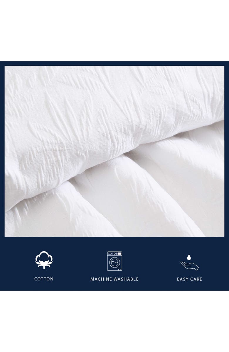 Nautica Seaside Floral Twin Comforter & Sham Set, Alternate, color, White
