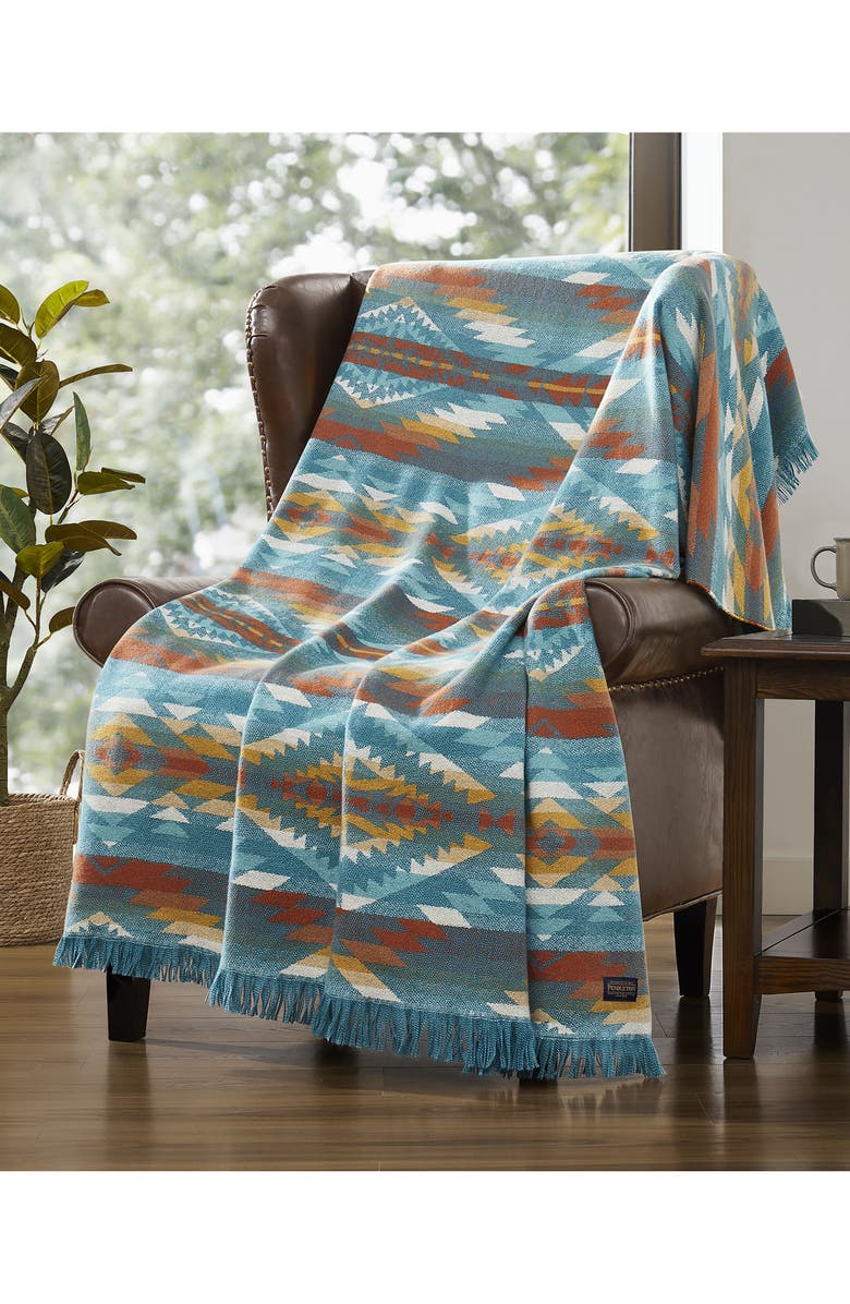 Pendleton Summerland Jacquard Throw Blanket, Alternate, color,
