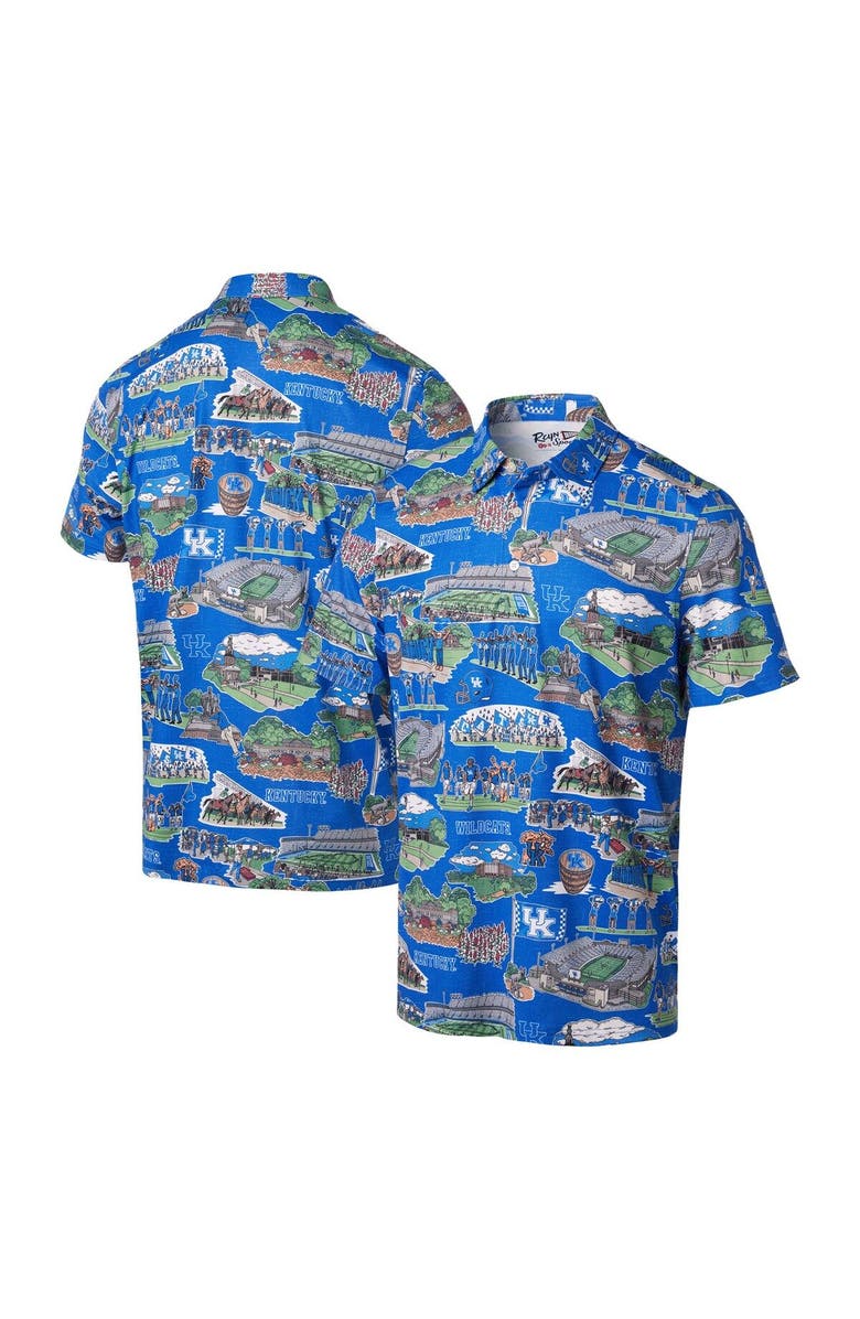 Reyn Spooner Men's Reyn Spooner Royal Kentucky Wildcats Scenic Polo, Main, color, Royal