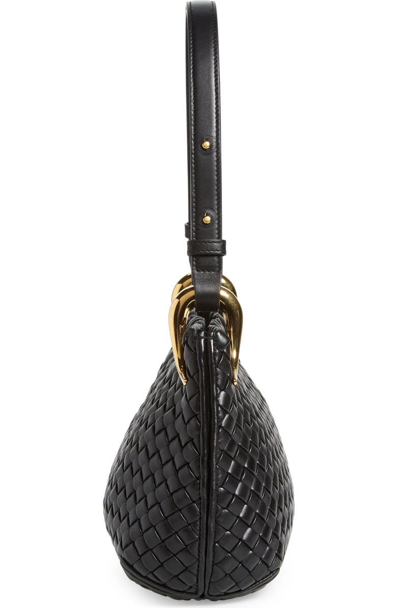 Bottega Veneta Small Clicker Intrecciato Leather Shoulder Bag, Alternate, color,