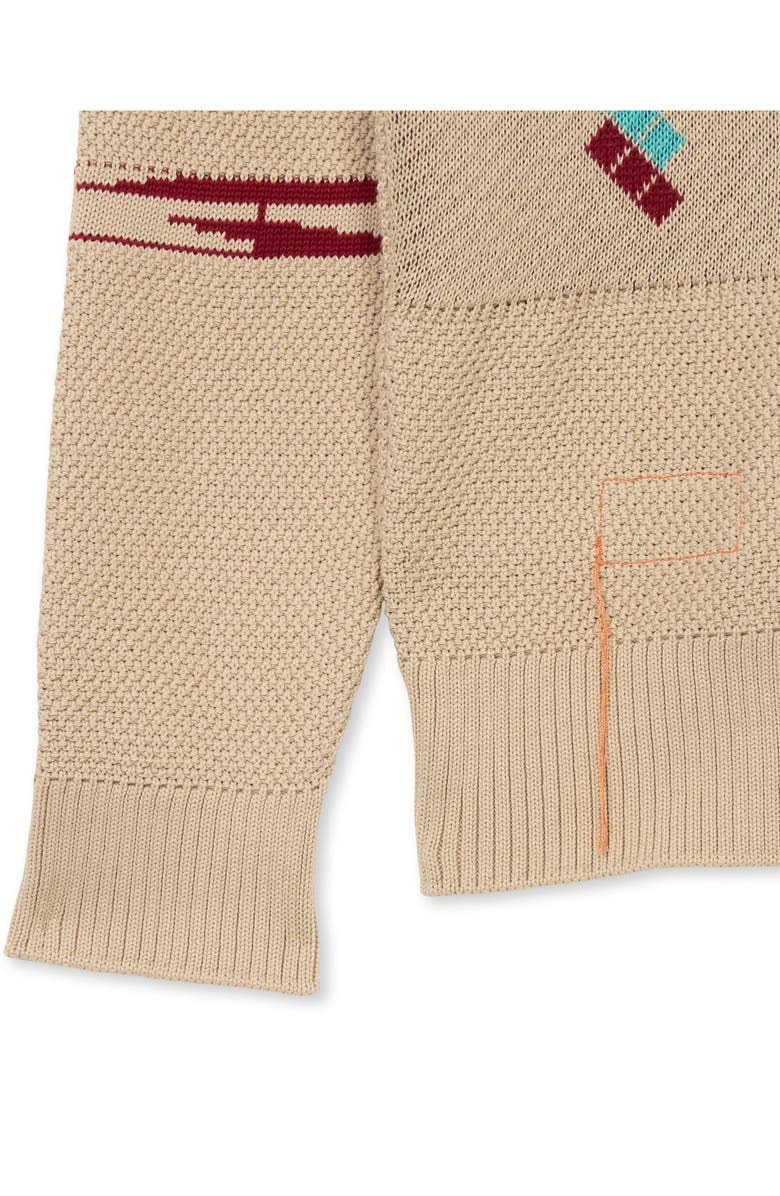 Fortela Henryc Navajo Cotton Cardigan, Alternate, color, Navajo