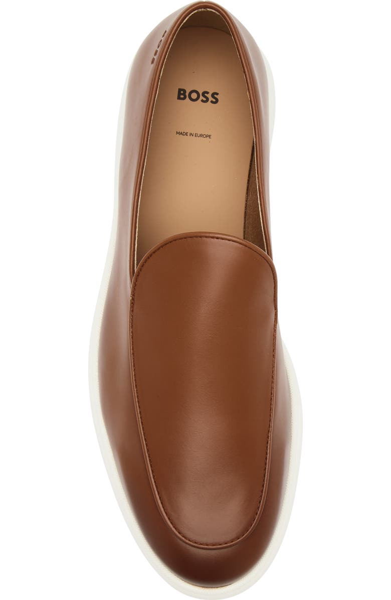 BOSS Sienne Loafer, Alternate, color, Medium Brown