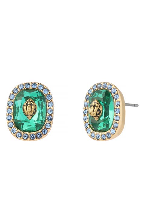 Eagle Stone Stud Earrings
