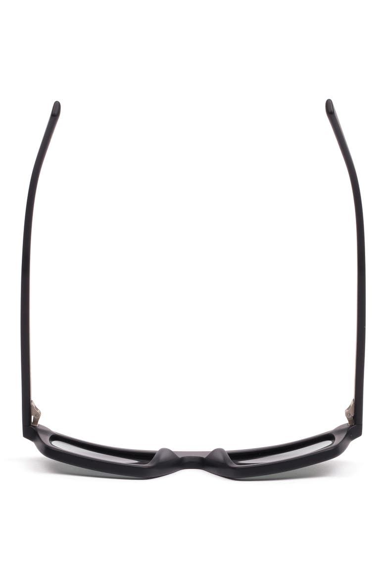 GT 59mm Polarized Square Sunglasses, Alternate, color, BLACK