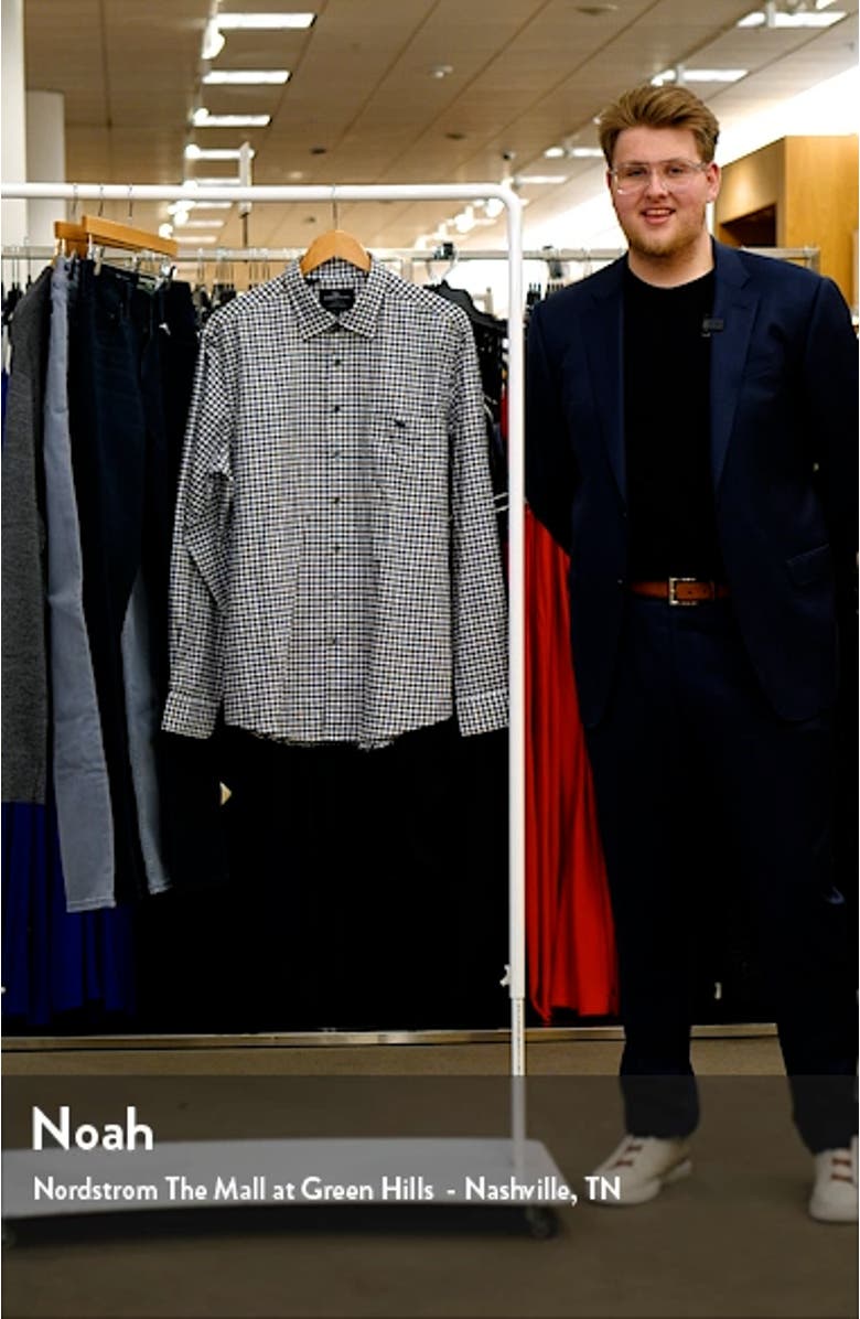 Gebbies Valley Gingham Button-Up Cotton & Linen Shirt, sales video thumbnail