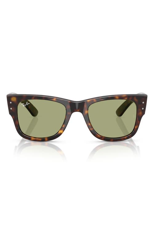 Ray Ban Ray-ban 51mm Square Sunglasses In Green