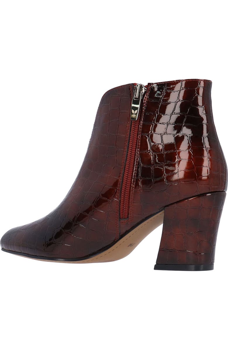J. Reneé Tatum Bootie, Alternate, color, Burgundy