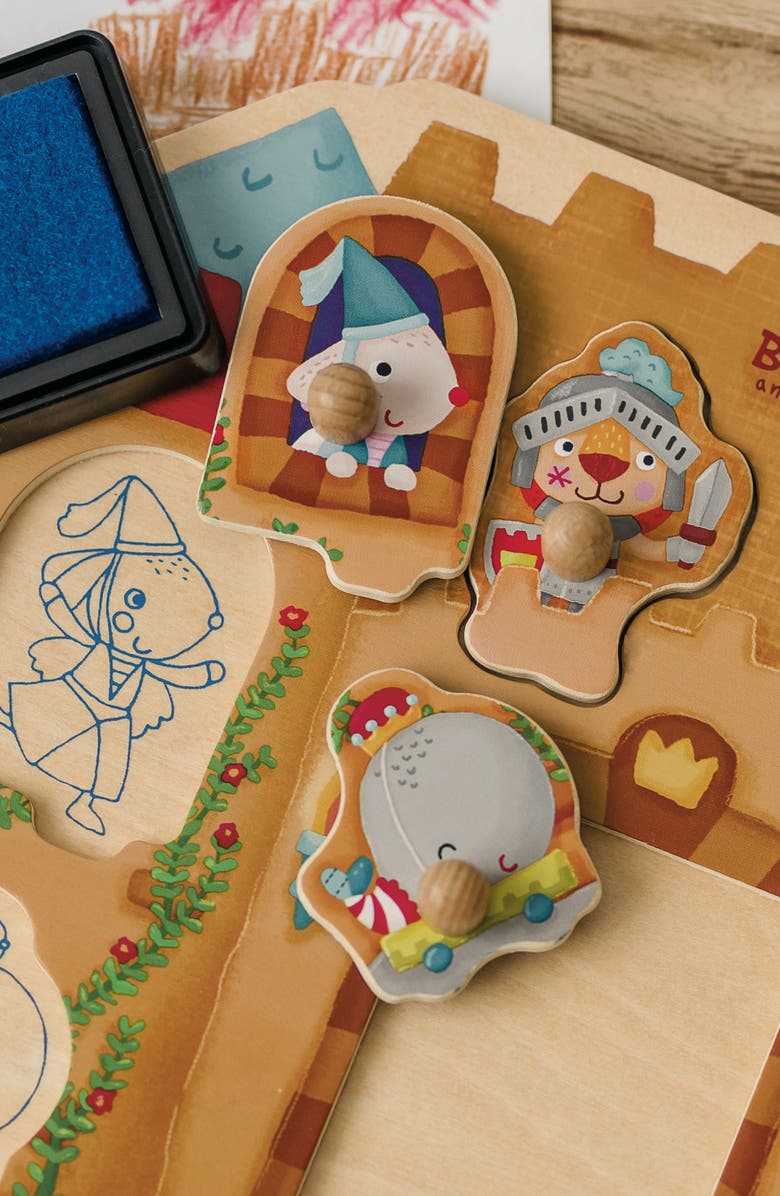 Bababoo and friends<sup>®</sup> Bababoo Lion Castle Stamp Game Puzzle, Alternate, color, Beige