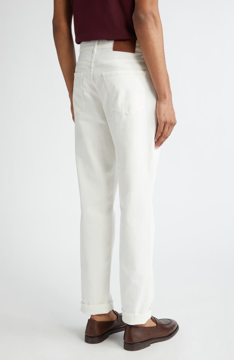 Brunello Cucinelli Straight Leg Jeans, Alternate, color, 