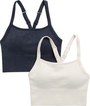 YOGALICIOUS Stonewash 2-Pack Seamless Sports Bras