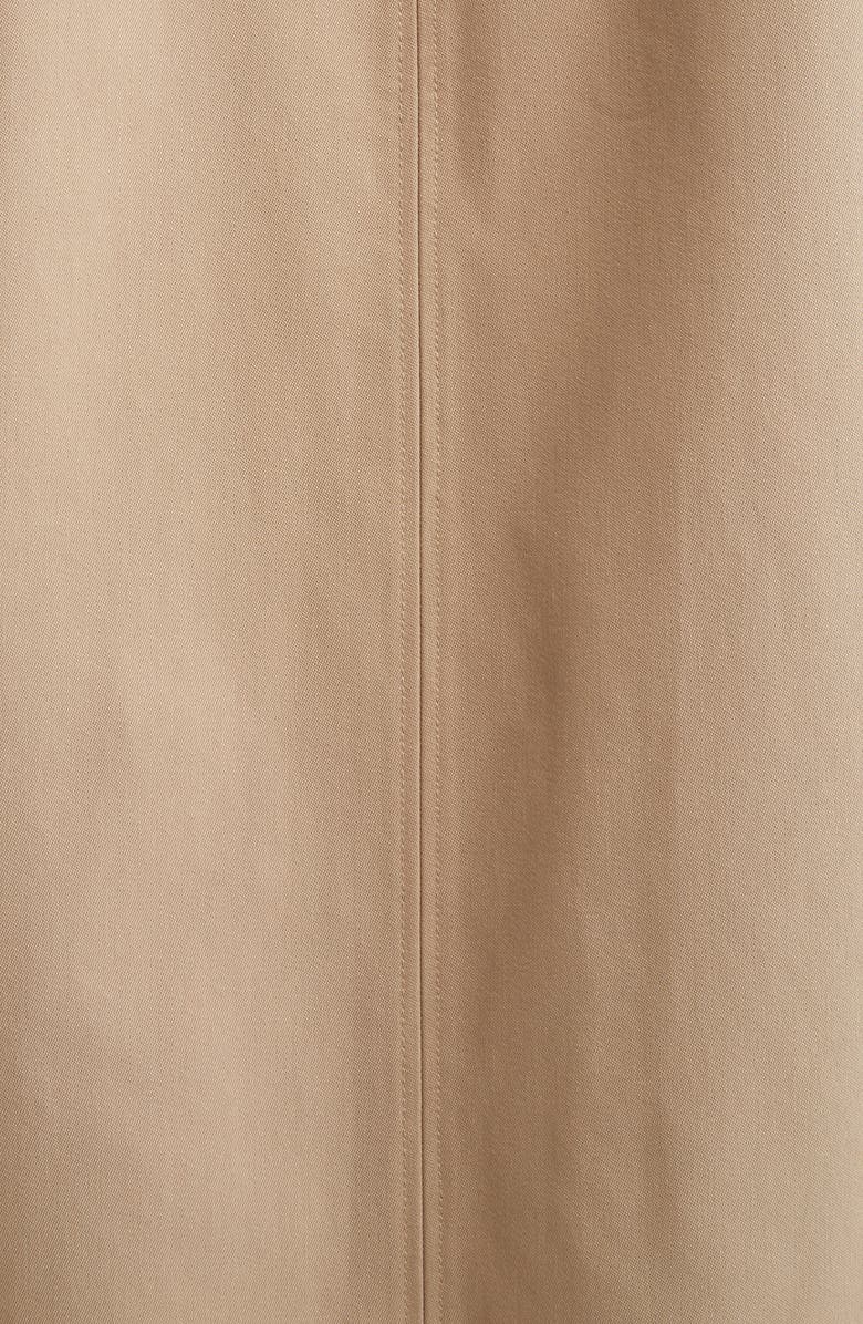 TOTEME Signature Water Repellent Trench Coat, Alternate, color, Khaki